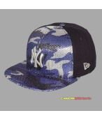 Czapka New Era NY Yankees Sequin Hide Snapback Cap Sky Camo/Silver 