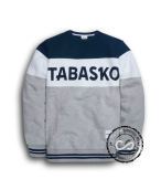 BLUZA bez kaptura classic TABASKO Panel Grey