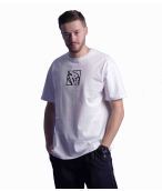 Koszulka T-SHIRT Polska Wersja mini PW do kwadratu biała