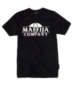 KOSZULKA t-shirt Maffija Company  IN LINE Czarna