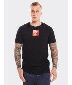 Koszulka t-shirt Stoprocent slim 3DCUBE Black