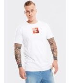 Koszulka t-shirt Stoprocent slim 3DCUBE white