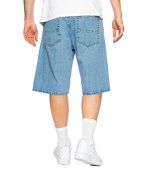 Krótkie spodnie, szorty Mass denim jeans Slang  baggy fit Light blue