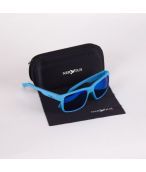 Okulary przeciwsłoneczne z futerałem Nervous Classic gum blue
