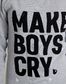 Bluza Damska Diamante Wear MAKE BOYS CRY Grey