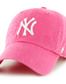 Czapka '47 Brand NEW YORK YANKEES Women’s Sparkle Clean Up Adjustable Hat Pink