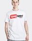 Koszulka T-shirt STOPROCENT Slim Ćpaj Sport Białą