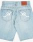 Krótkie spodnie szorty Rocawear BAGGY SHORT FIT light blue