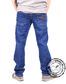 Spodnie jeans Moro Sport Leather Shield niebieskie