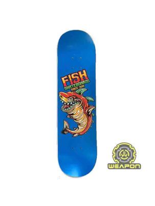 Blat Deck Fish Skateboards Zac 8" + papier