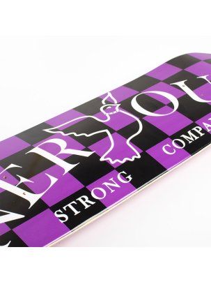 Blat Deck Nervous Checker Purple 8.125''