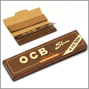 Bletki OCB Slim premium naturalne + Filtry 