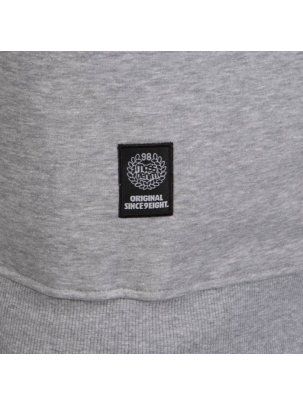 Bluza bez kaptura MASS DENIM Signature Medium Logo light heather grey
