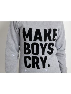 Bluza Damska Diamante Wear MAKE BOYS CRY Grey