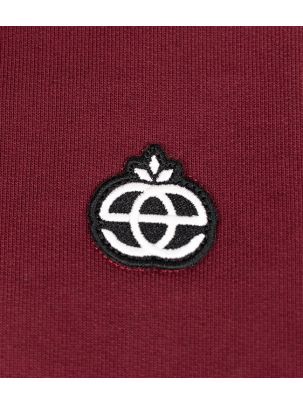 Bluza rozpinana z kapturem Elade Street Wear icon mini logo bordowa