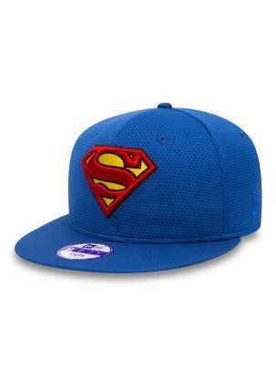 Czapka snapback New Era Cap SUPERMAN Mesh Hero 9forty Child Blue