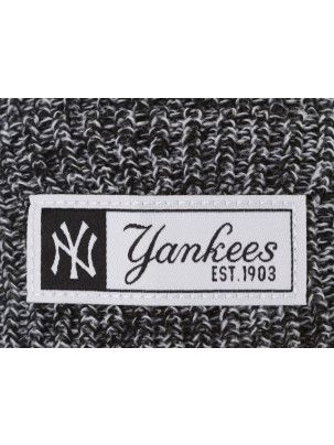 Czapka zima New Era New York Yankees MLB Twist Yarn Cuff gray melange