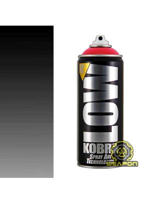 Farba Kobra Low 400 ml TR02 black tarok transparent