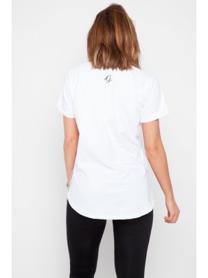 Koszulka T-shirt Diamante NO LOVE White