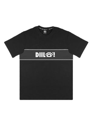 Koszulka T-SHIRT Diil PIPPING CZARNY DTS1133 