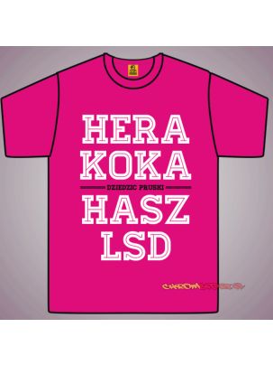  	 Koszulka T-SHIRT Dziedzic Pruski Hera Różowa 