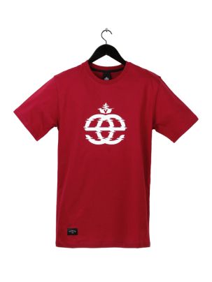 Koszulka T-SHIRT Elade Street Wear Icon Glitch Maroon