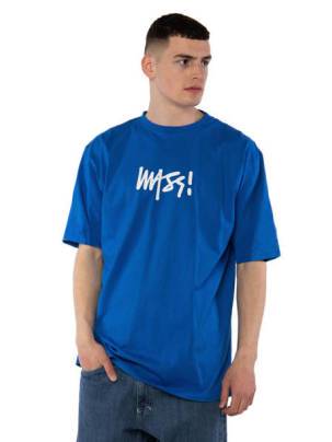  Koszulka t-shirt Mass DNM Signature Medium Logo T-shirt - niebieska