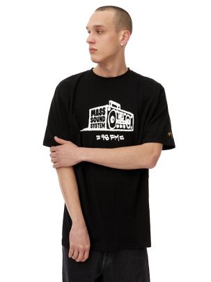 Koszulka t-shirt Mass DNM Soundsystem czarna 