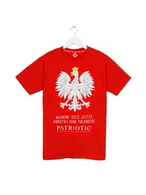 Koszulka T-SHIRT Patriotic Godło Czerwona