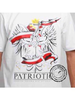 Koszulka T-SHIRT Patriotic Hymn Godło Biała