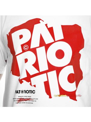 Koszulka T-SHIRT Patriotic Maps White
