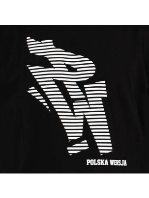 Koszulka T-shirt Polska Wersja PW Stripes Black