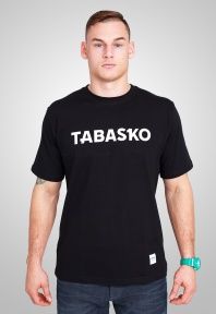 Koszulka T-Shirt TABASKO SCRIPT czarna