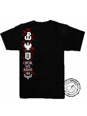 koszulka T-SHIRT Ultra Patriot PW Opór we krwi czarna