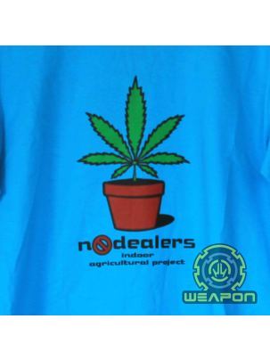 Koszulka T-shirt Weapon Street Wear No Dealers Light Blue