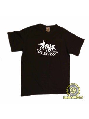 Koszulka T-shirt Weapon Street Wear - Skabalaba Logo Palmy Black