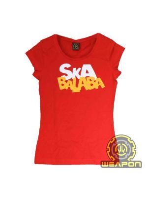 Koszulka T-shirt Weapon Street Wear - Skabalaba Logo Red