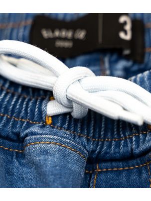 Krótkie spodnie szorty ELADE Street Wear Classic Jeans Light Blue denim