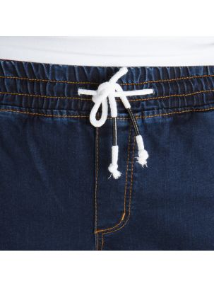 Krótkie spodnie szorty jeans ELADE Street Wear BLUE DENIM