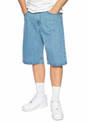 Krótkie spodnie, szorty Mass denim jeans Slang Jeans Shorts baggy fit - jasnoniebieskie