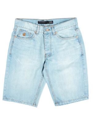 Krótkie spodnie szorty Rocawear BAGGY SHORT FIT light blue