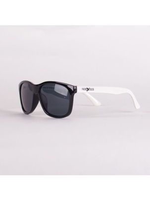 Okulary przeciwsłonecze Nervous Classic z futerałem Black white