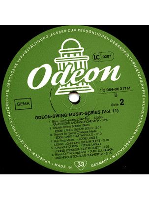 Płyta Vinylowa LP Odeon Swing Music Series Vol. 11