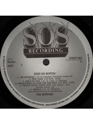 Płyta Vinylowa LP The Boppers ‎– Keep On Boppin'