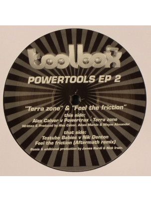 Płyta Vinylowa Maxi Singiel Alex Calver & Powertrax / Testube Babies vs. Nik Denton ‎– Powertools EP 2