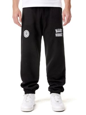 Spodnie dresowe MASS Denim Athletic Baggy Fit Sweatpants - czarne 