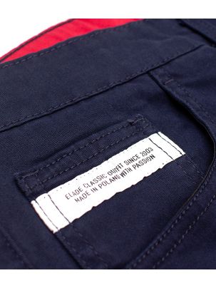 Spodnie ELADE Street Wear Chronic pants navy blue, red