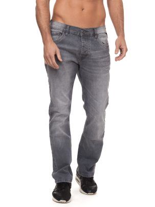 Spodnie jeans Kangol Zane Regular Fit Grey