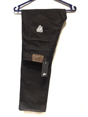 Spodnie jeans Moro Sport Regular Shield Slant Tag pocket czarny