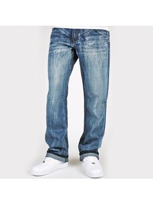 Spodnie jeans Rocawear 864 LOOSE TAPERED FIT Blue